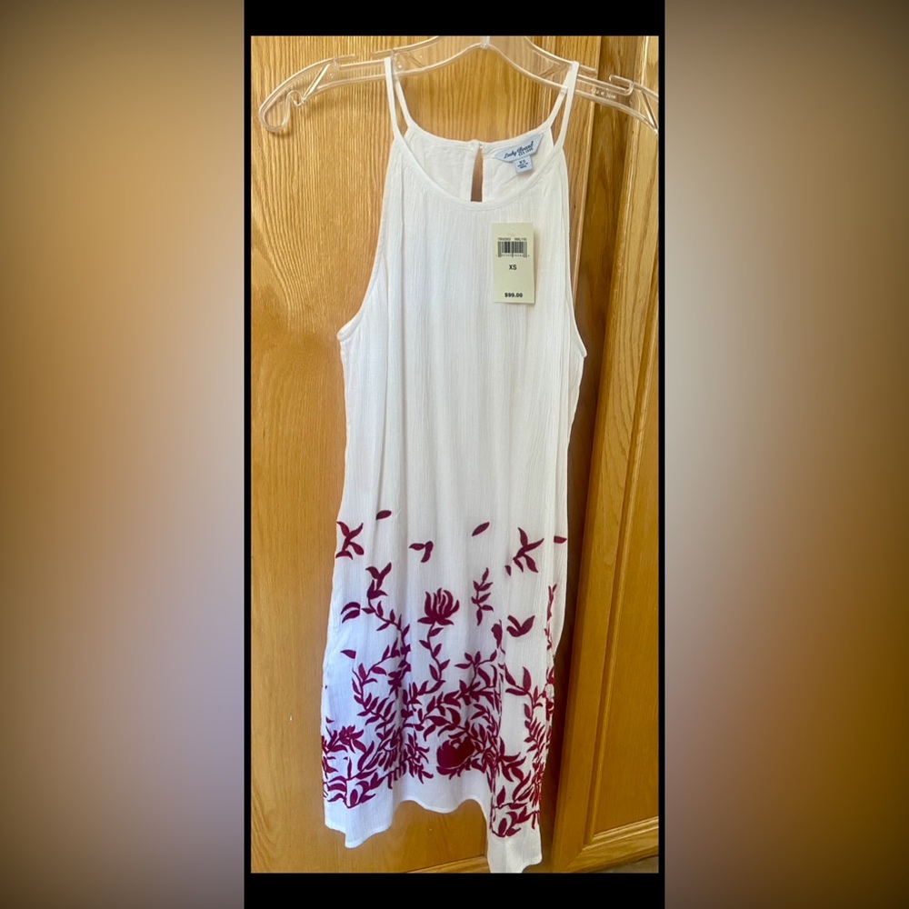 LUCKY..NWT..MIDI/MINI lined dress. Beautiful detail! Gorgeous!